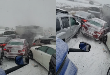 Veliki lančani sudar na autocesti, niko nije mogao da se zaustavi