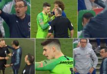 Totalni raspad u Chelseu, golman(Kepa) nije htio da napusti igru, Sarri poludio, bacao boce