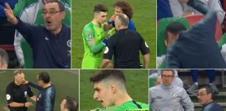 Totalni raspad u Chelseu, golman(Kepa) nije htio da napusti igru, Sarri poludio, bacao boce