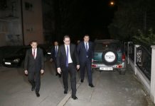 VUČIĆ I DODIK STIGLI NA ISPRAĆAJ ŠAULIĆA: Evo šta su odmah uradili kada su stigli