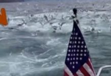 Bili su na brodu kad su čuli neku ogromnu buku ispod, pogledajte šta je izletilo