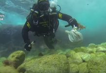 RONIOCI NA DNU MORA NAŠLI GOMILU ČARŠAVA: Kada su ih razmotali, panično su izronili i DOZIVALI POLICIJU (FOTO) (VIDEO)