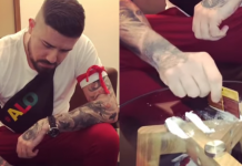 MC Stojan objavio video kako “crta linije”