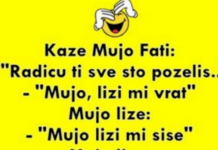 VIC DANA: KAZE MUJO FATI: – “RADICU TI SVE STO POZELIS..”