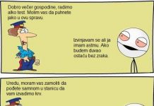 Buraza zaustavila policija i tjeraju ga da duva alkotest