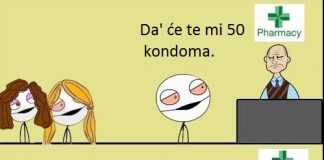 Buraz je bio u apoteci, ali prekinuli su ga u kupovini