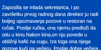 VIC DANA: Zaposlila se mlada sekretarica…