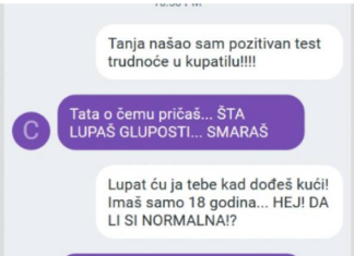 SLUČAJNO SAM NAŠAO KĆERKIN TEST ZA TRUDNOĆU. PA ONA NIJE NORMALNA, IMA SAMO 18 GODINA, ODRIČEM JE SE!