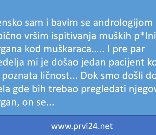 ISPOVIJEST: Žensko sam i bavim se andrologijom