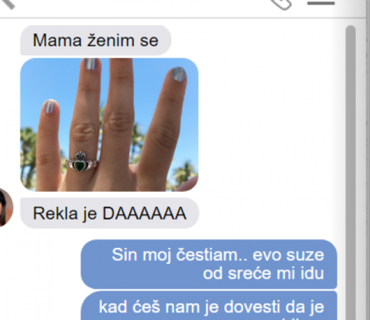 JUTROS MI JE SIN JAVIO DA SE ŽENI, A JA NIKAD NISAM VIDJELA NJEGOVU DJEVOJKU: Kad mi je poslao sliku VRISNULA SAM OD MUKE – JADNO MOJE DIJETE (FOTO)