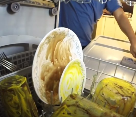 Kamerom snimio šta se sve događa u mašini za suđe kad je uključite