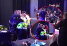 Kristijan polio Miljanu, pa nasrnuo na nju: Jedva ih obuzdalo obezbjeđenje, izgorio od bijesa, sve zbog jednog komentara!